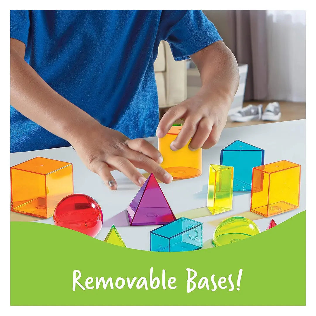 Learning Resources - View-Thru Colourful Geometric Shapes  :(6 years +) Learning Resources