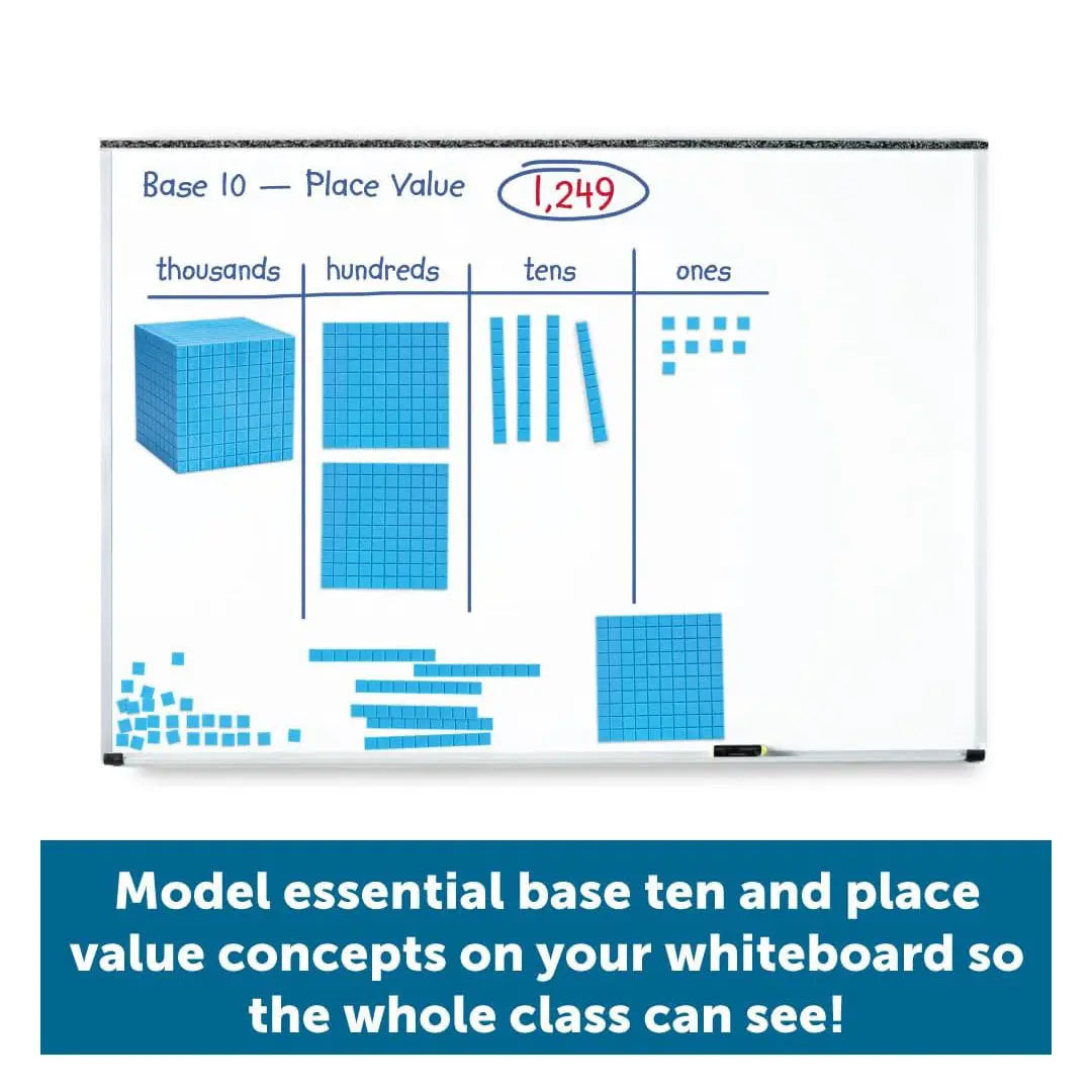 Learning Resources - Giant Magnetic Base Ten Set (6 years+) Learning Resources