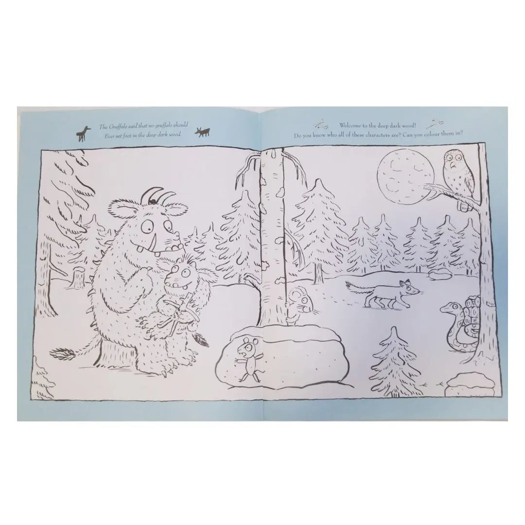 The Gruffalo's Child Colouring Book with over 20 scenes! Macmillan