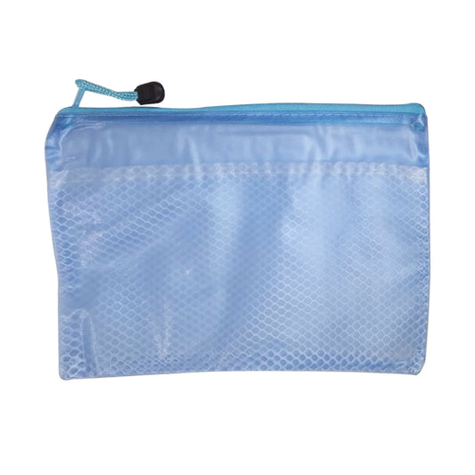 Waterproof Folder Zipper Bag, Lightblue (Fits A5)