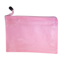 Waterproof Folder Zipper Bag, Pink (Fits A5)