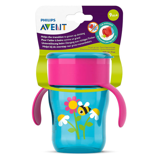 Philips Avent Grown Up Cup 260ml, 9 months+ - Blue & Purple