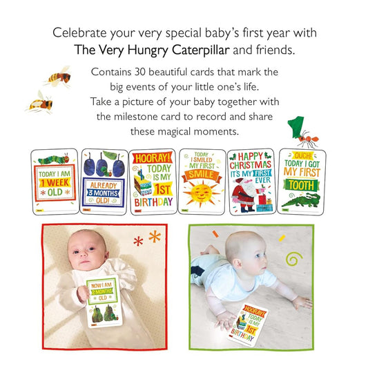 Very Hungry Caterpillar Baby Cards for Milestone Moments