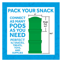 Replay - Re-Play Snack Stack - Sky Blue