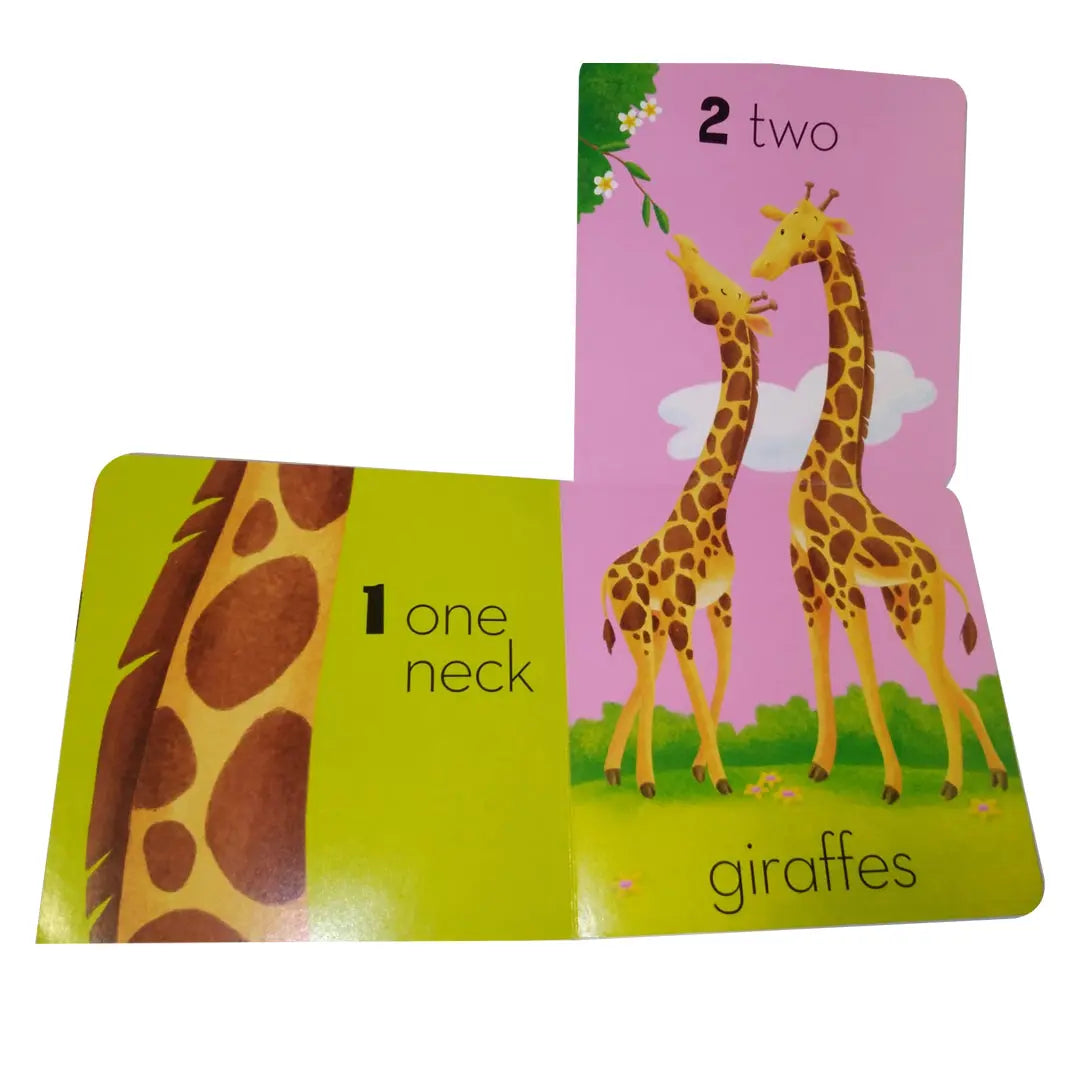 Scholastic 1, 2 at the Zoo Board book Scholastic