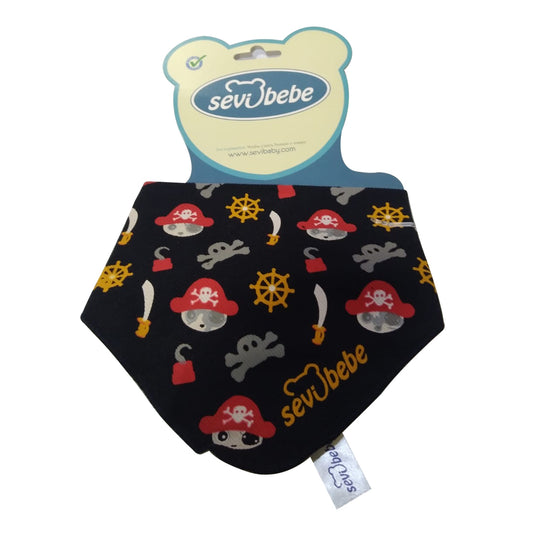 Sevi Bebe Scarf Bib - Pirate