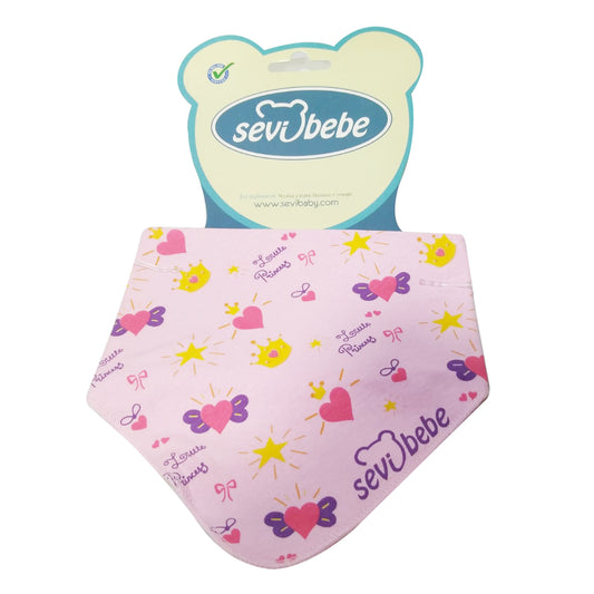 Sevi Bebe Scarf Bib - Little Princess