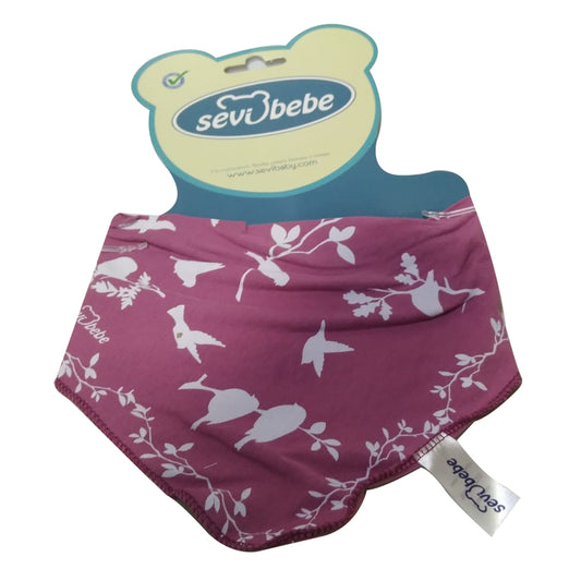 Sevi Bebe Scarf Bib - Birds