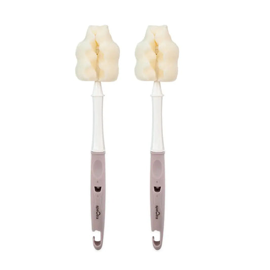 Spectra Sponge Feeding Bottle Brush Set (Long Type) - Pack of 2 Spectra