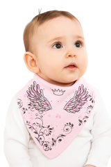 Sevi Bebe Scarf Bib - Pink