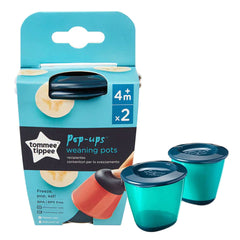 Tommee Tippee Pop Up Weaning Pots, pack of 2