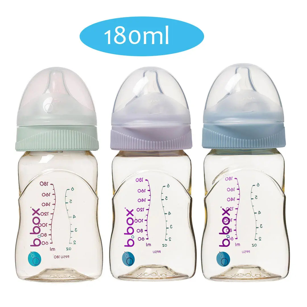 B.Box PPSU Baby Bottle Peony - 180ml B.Box
