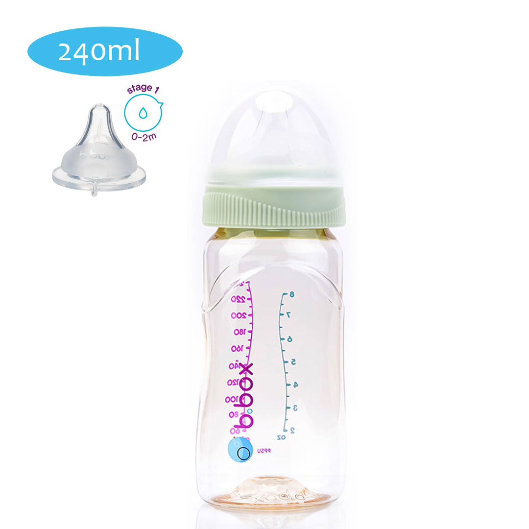 B.Box PPSU Baby Bottle Sage - 240ml