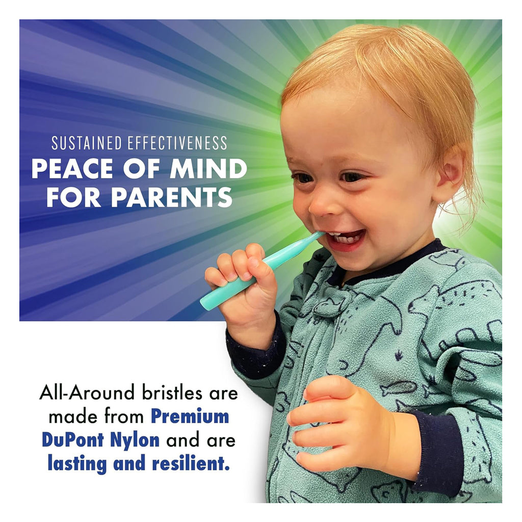 Baby Buddy Brilliant Baby Toothbrush - Pink - (من 4 إلى 24 شهرًا)