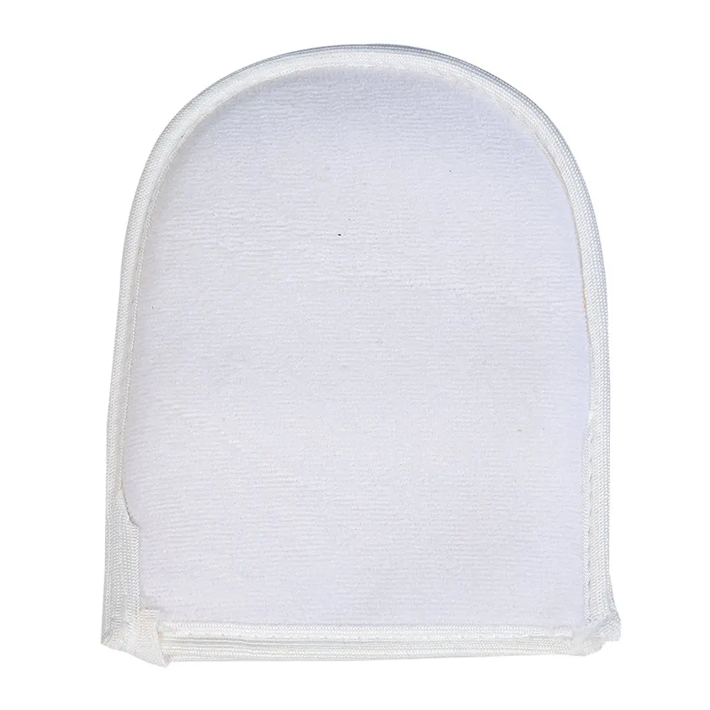 M&H Soft Fiber Bath and Shower Glove for Kids - White M&H
