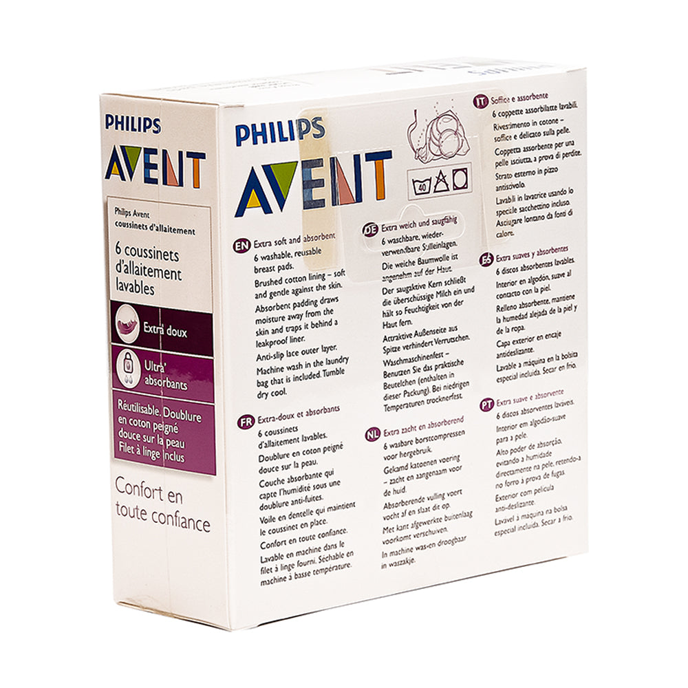 Philips Avent Pads Washable - Pack of 6