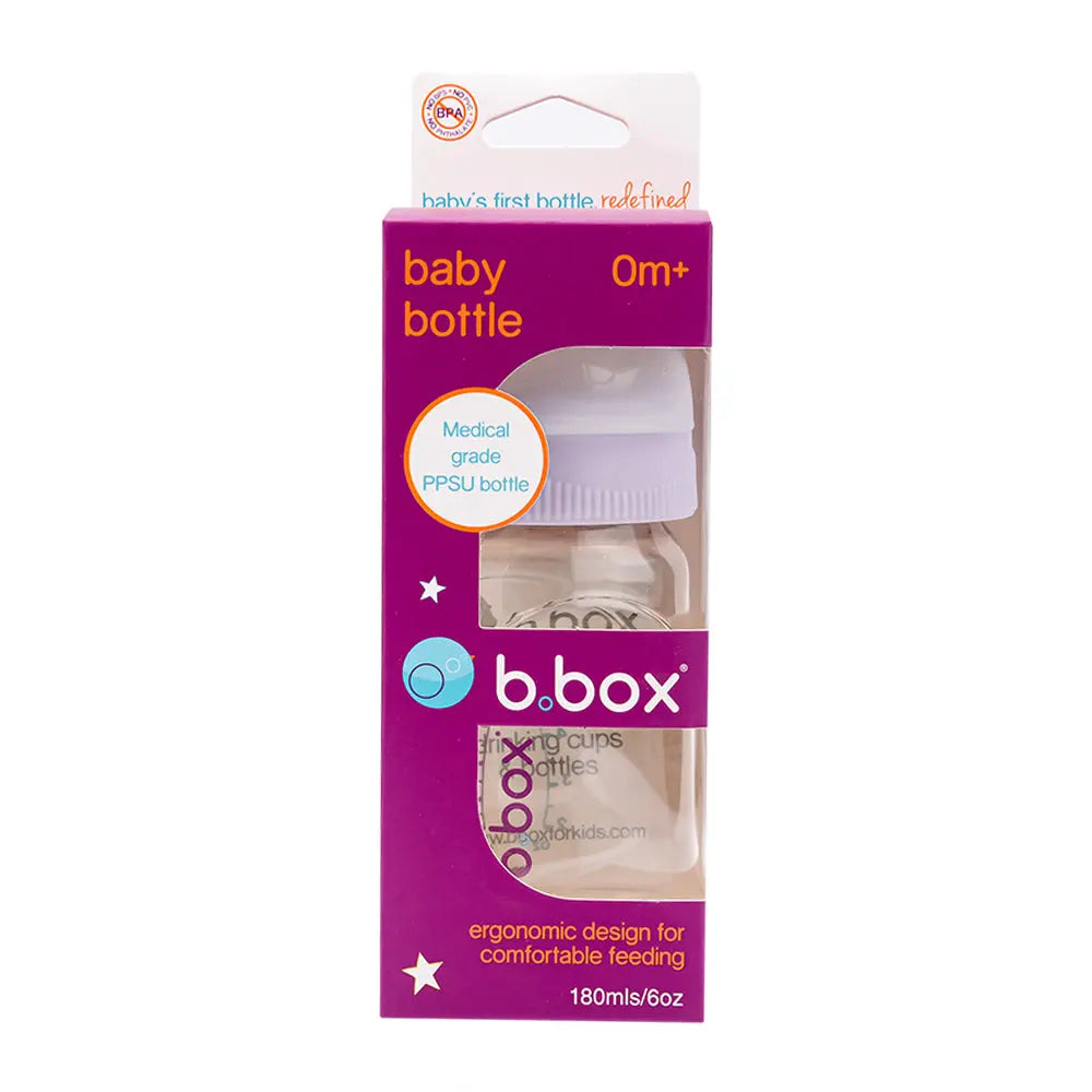 B.Box PPSU Baby Bottle Peony - 180ml B.Box