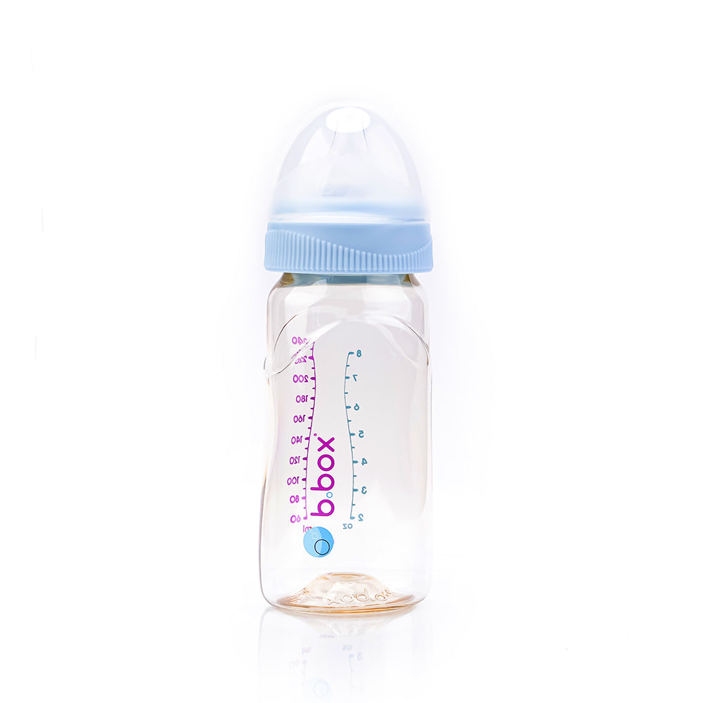 B.Box PPSU Baby Bottle Lullaby Blue - 240ml