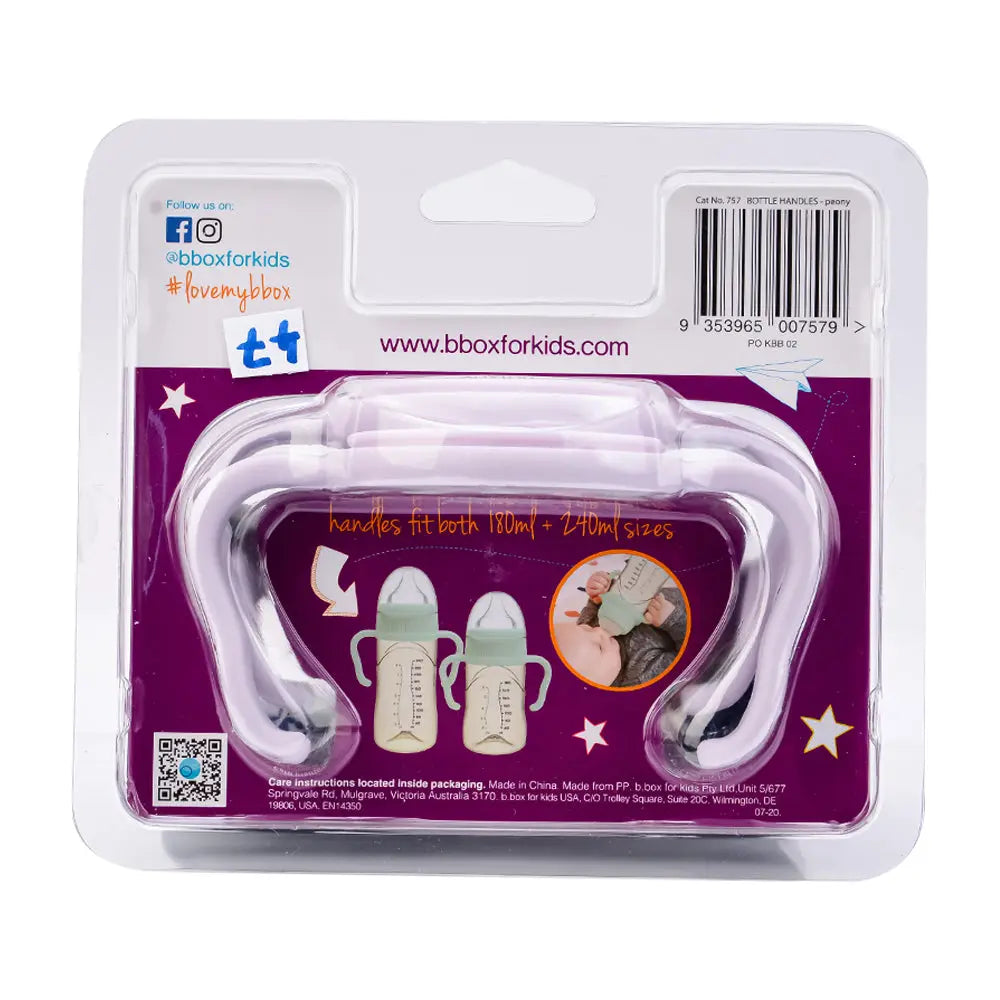 B.Box Baby Bottle Handles - Peony B.Box