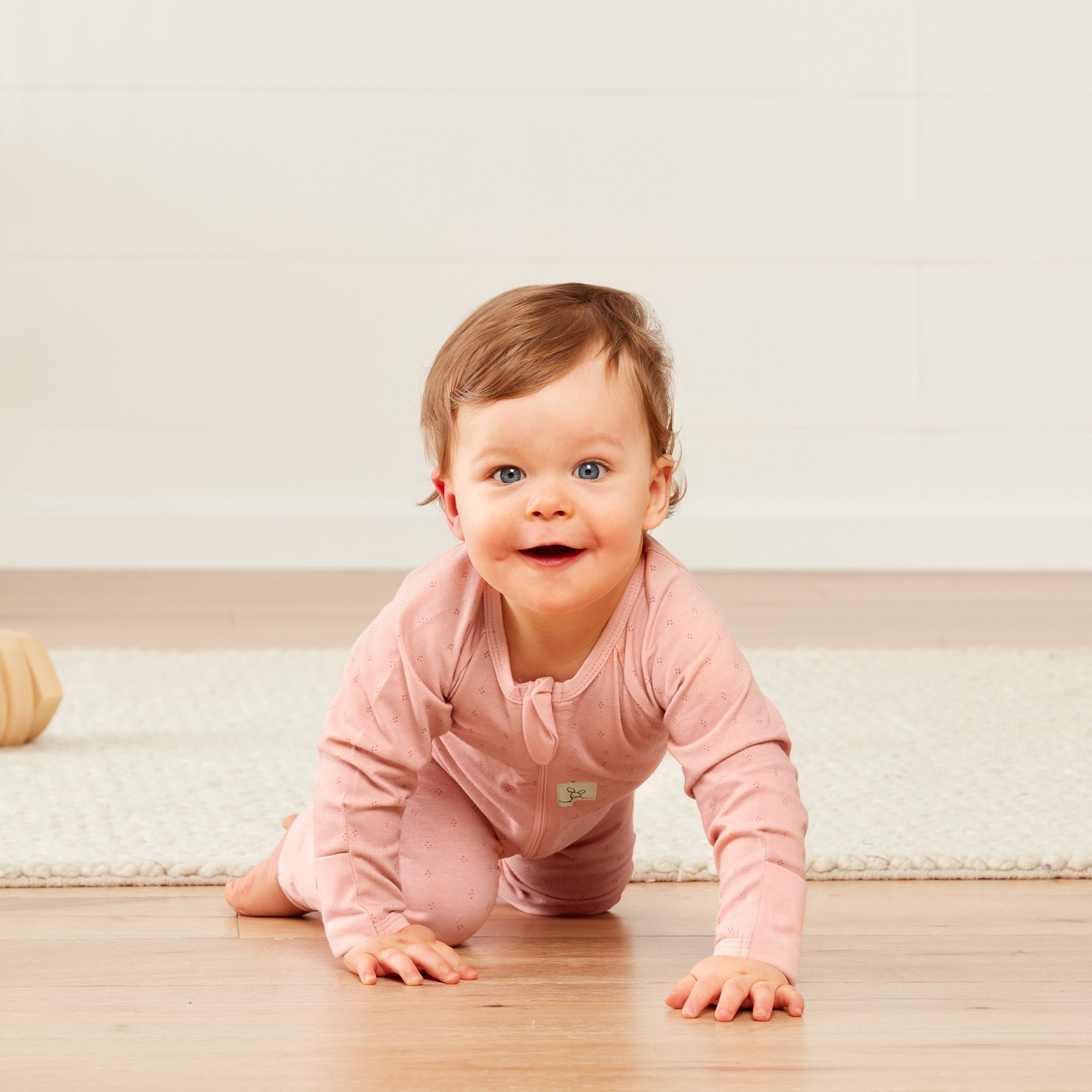 ergoPouch طبقات طويلة الأكمام TOG 0.2 - وردي