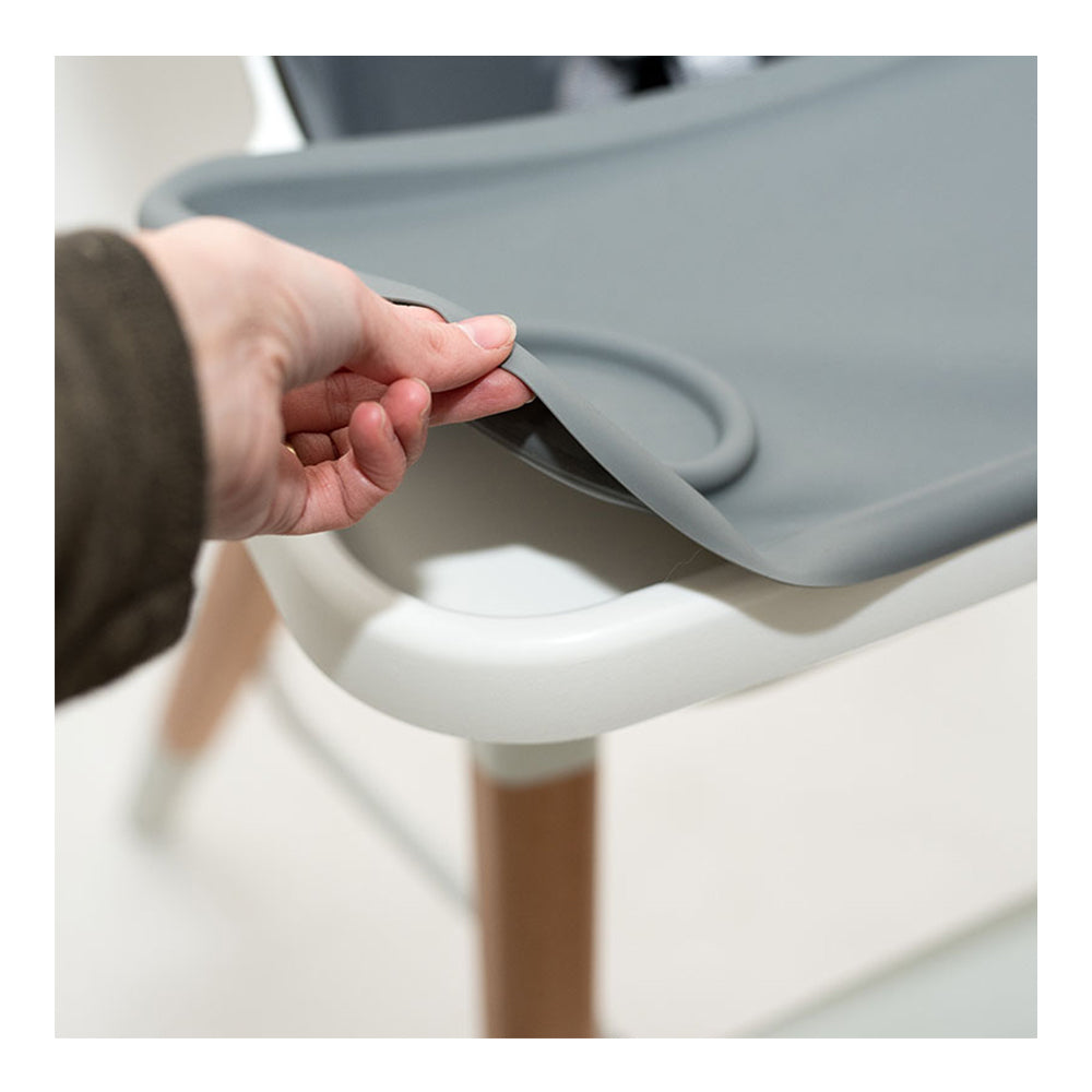 Olmitos Wooden Highchair - Dark Grey