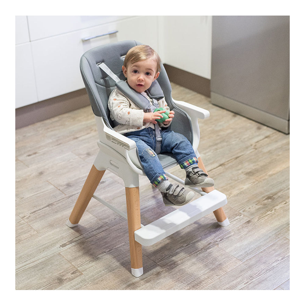 Olmitos Wooden Highchair - Dark Grey