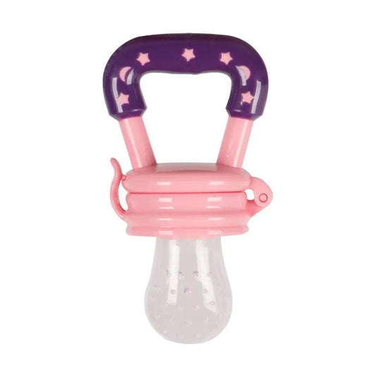 Sevi Bebe Silicone Fresh Food Feeder & Teether - Pink Sevi Bebe