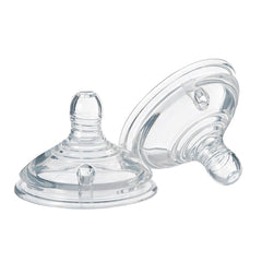 Tommee Tippee Closer to Nature Slow Flow Nipples, (Age: 0 month+) , Pack of 2