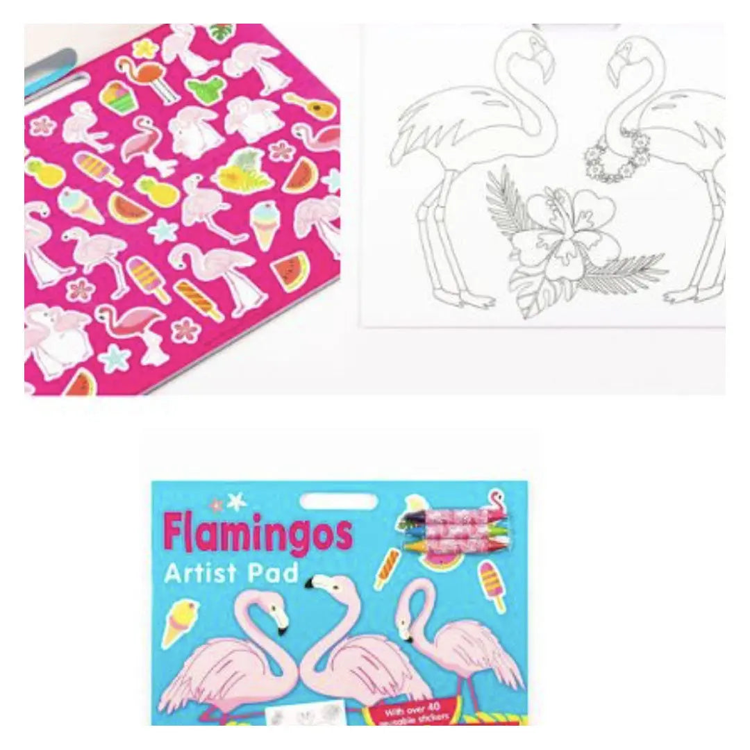 Flamingos Artist Pad Alligator Books