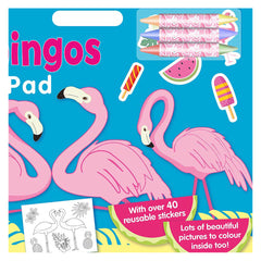 Flamingos Artist Pad