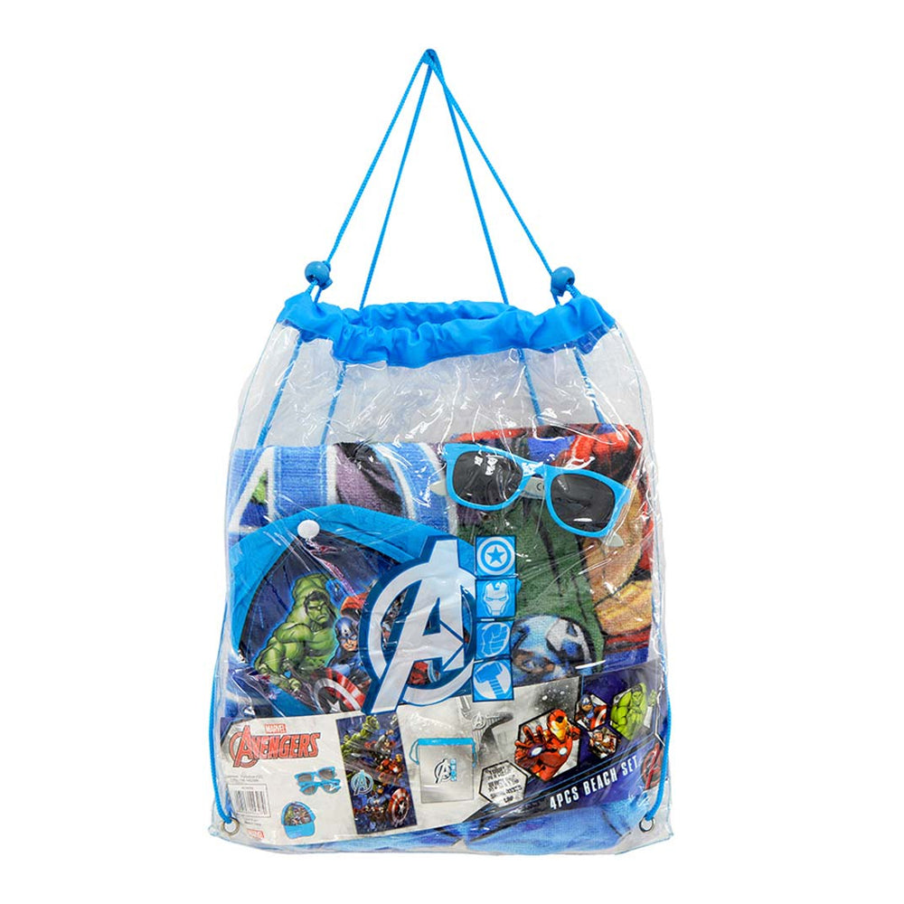 Avengers Beach Set-Bag, Towel, Caps &amp; Sunglasses