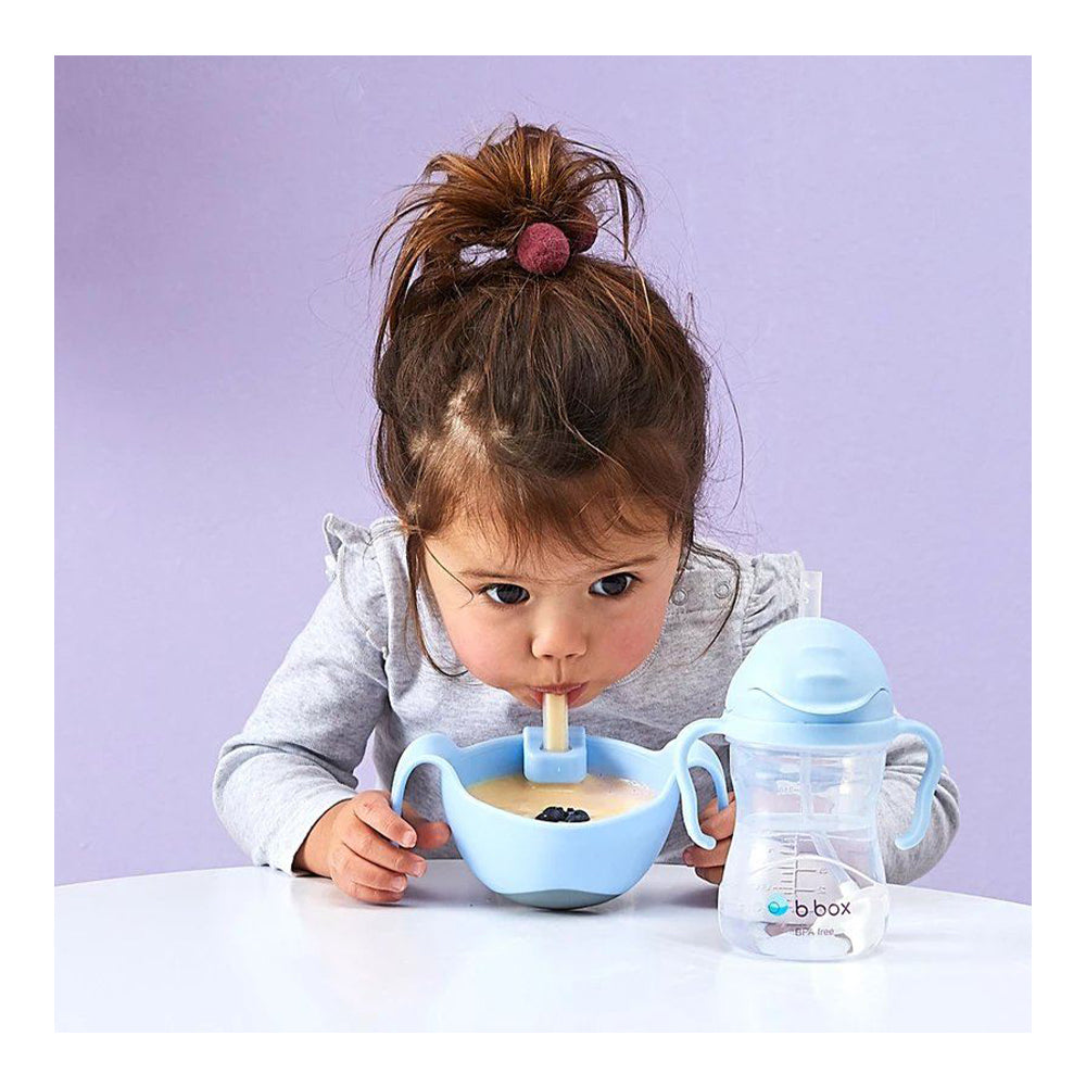 ب.وعاء الصندوق مع مصاصة - علكة