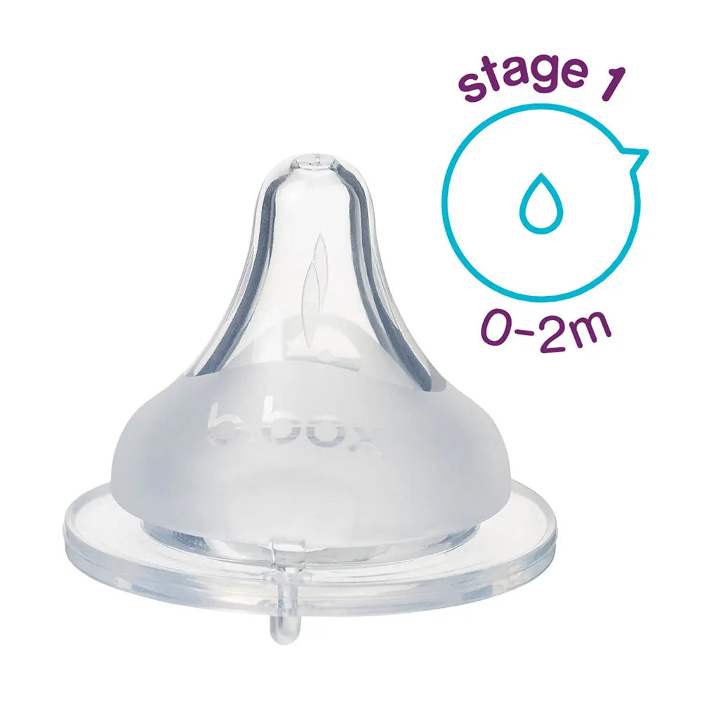 B.Box PPSU Baby Bottle Lullaby Blue - 180ml B.Box