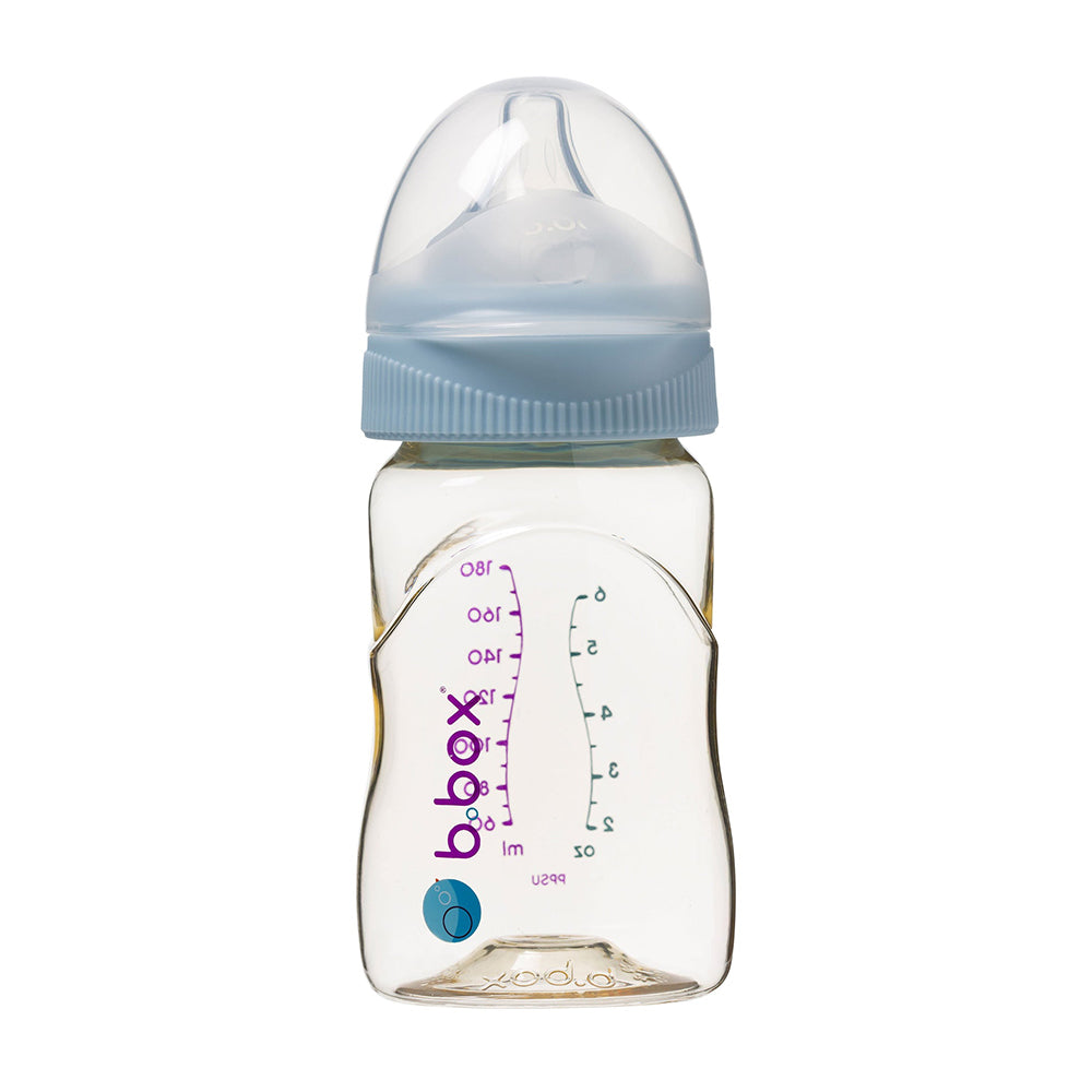 B.Box PPSU Baby Bottle Lullaby Blue - 180ml