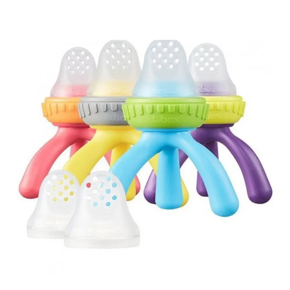 B.Box Silicone Fresh Food Feeder DUO - Lemon Sherbet B.Box