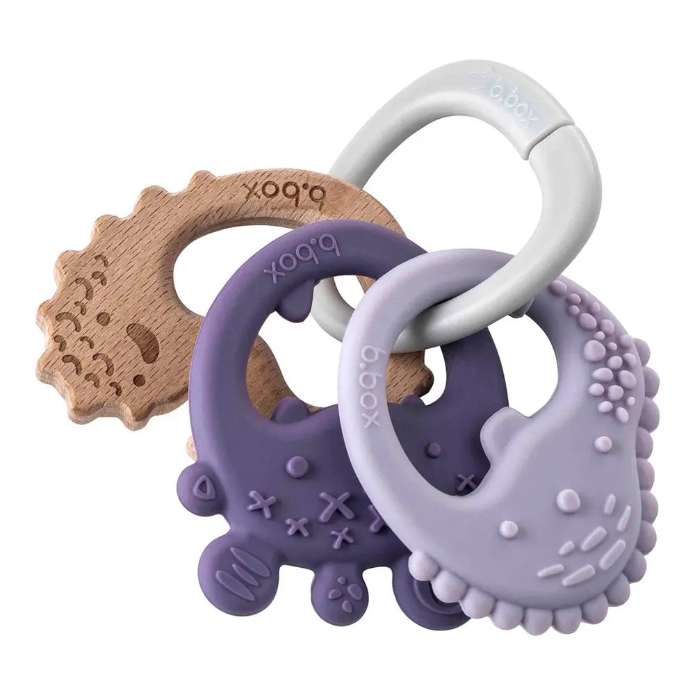 B.Box Trio Teether - Peony B.Box