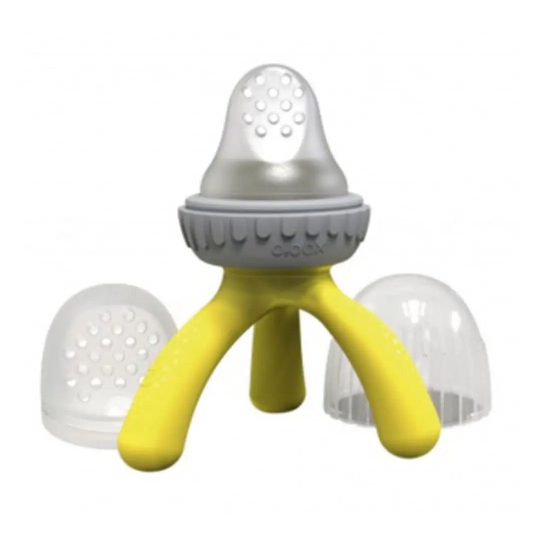 B.Box Silicone Fresh Food Feeder DUO - Lemon Sherbet B.Box
