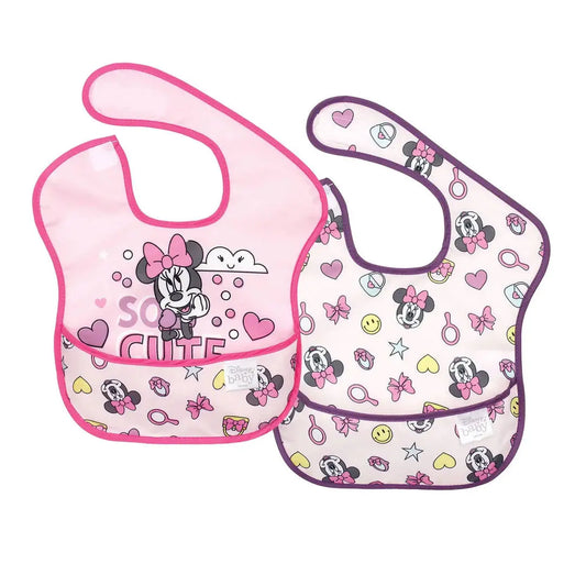 Bumkins SuperBib Pack of 2 - Minnie Mouse Bumkins