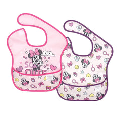Bumkins SuperBib Pack of 2 - Minnie Mouse