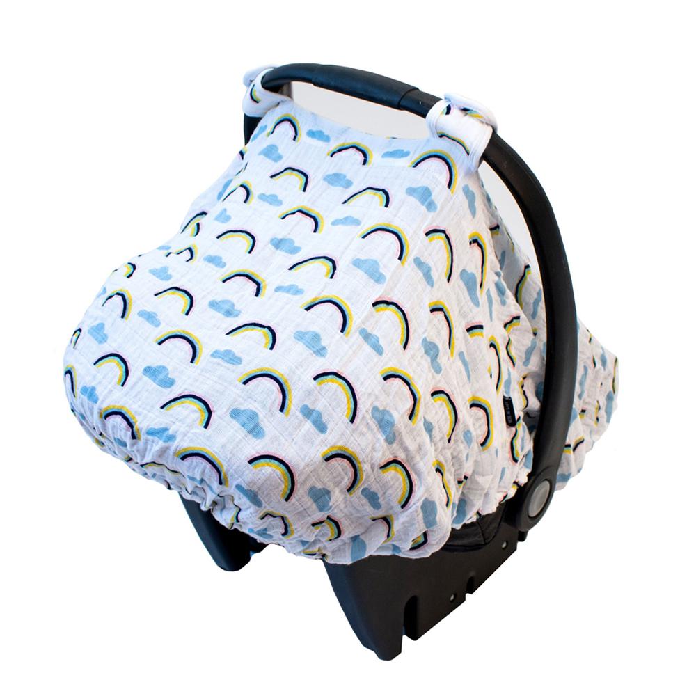 Bebe Au Lait Rainbow Car Seat Cover - Mama's First