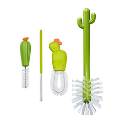 Boon Cacti Bottle Cleaning Brush Set - Pack of 4 - Green