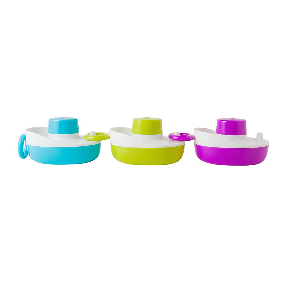 Boon Bath Toys Tones-Musical Boats - Colorful