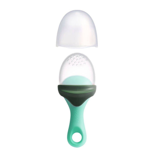 Boon Pulp Silicone Feeder - Green/Grey