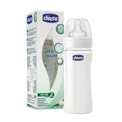 Chicco Feeding Bottle Nature Glass - (240 ml)