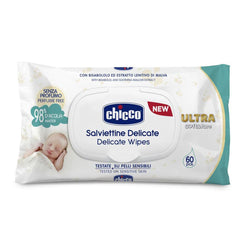 Chicco Ultra Soft and Pure Wipes with Flip Cover - 60 Wipes