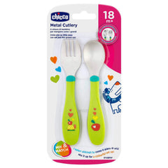 Chicco Metal Cutlery 18 months +