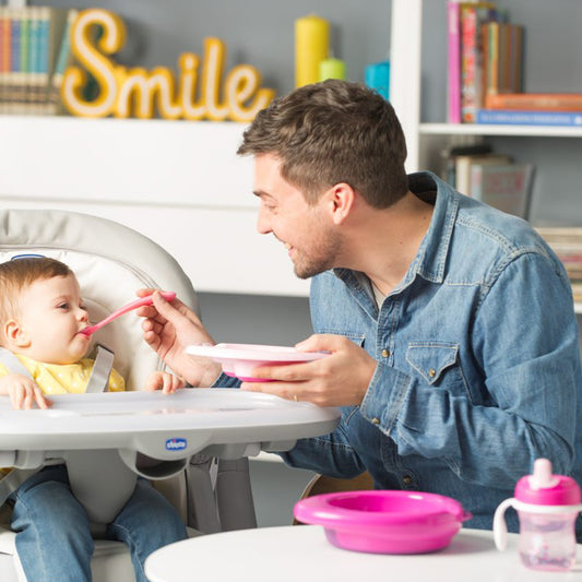 Chicco Weaning Set Pink, 6 months+