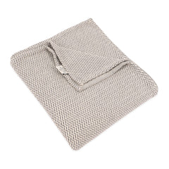 Cigit Straw Patterned Blanket for Babies 93 x 100 cm - Smoke