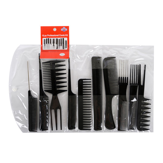 Hair Comb Kit - 10 Pieces