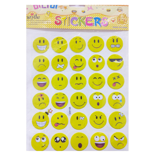 Big Smiley Face Stickers